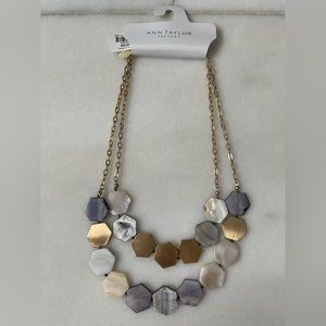 Hexagon Layered Necklace